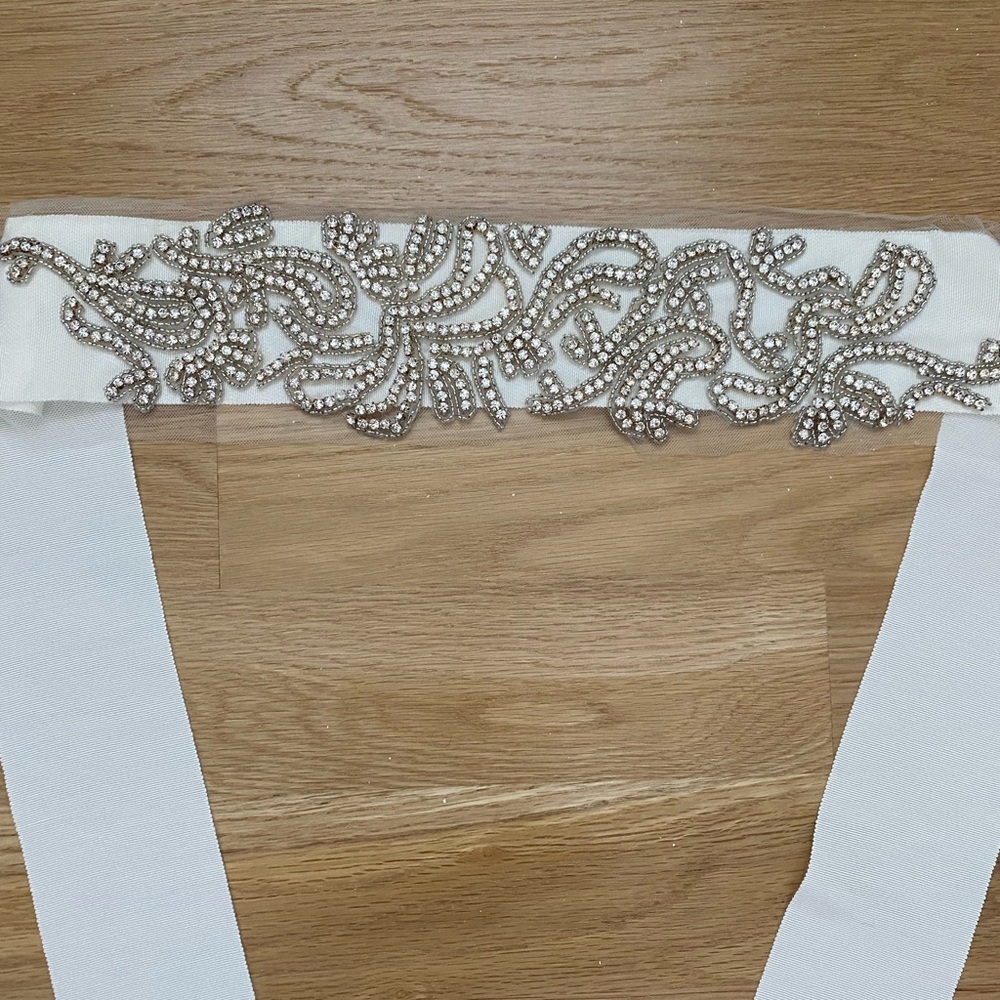 Sareh Nouri Bridal sash.